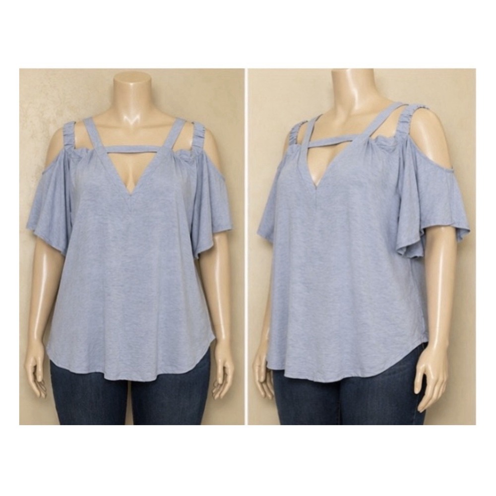 New 4 XL SHEIN Curve Open Shoulder Top #186*8**
